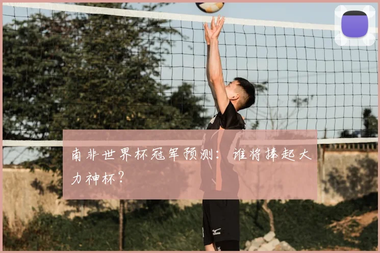 南非世界杯冠军预测：谁将捧起大力神杯？